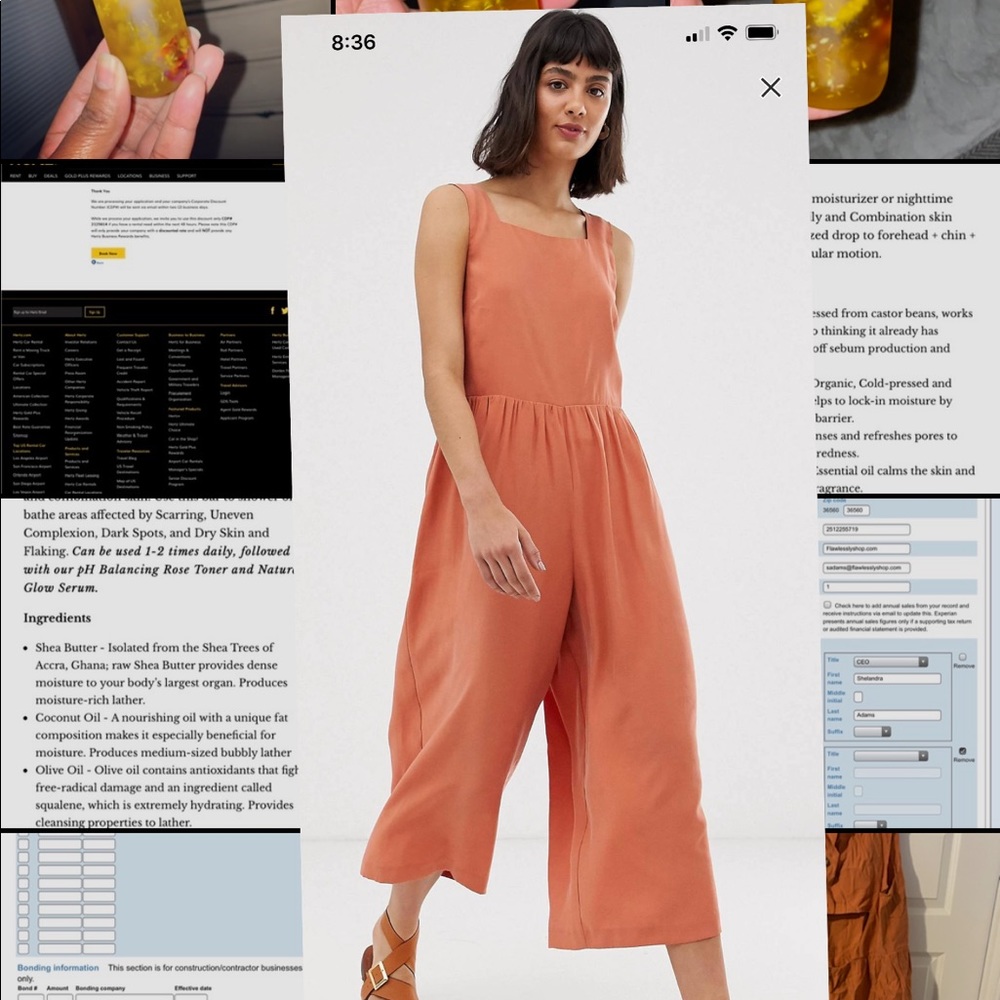ASOS jumpsuit.